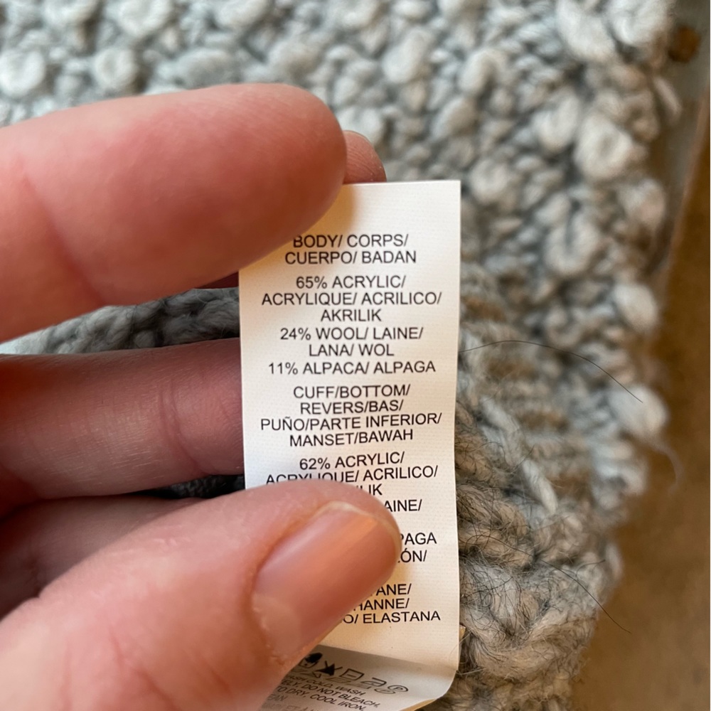 Lucky Brand zip up sweater | size small - Picture 4 of 5